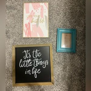 Picture Frames/Signs
